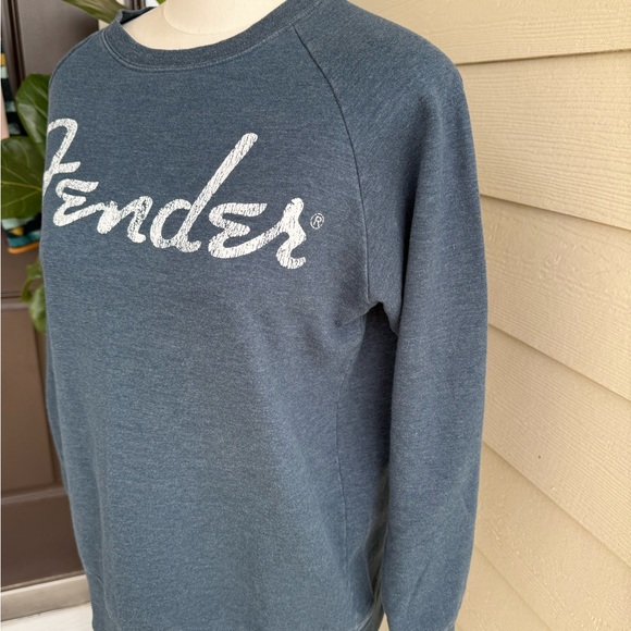 Fender Teal Sweatshirt with White Logo - Picture 4 of 4